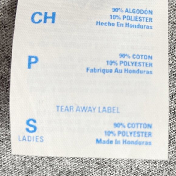 July Girls Gray Graphic Tee Shirt Crewneck Small - Picture 5 of 5